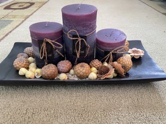 Candle Table Accent , Home Decor Set