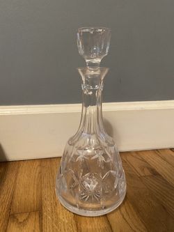 Vintage Atlantis Crystal Decanter Party Serving