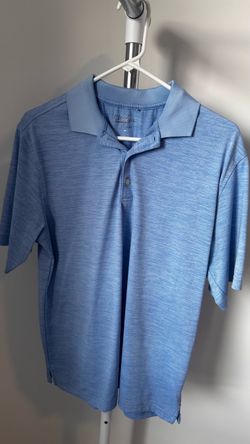 Light Blue Walter Hagen Essentials Polo Shirt - Size Medium
