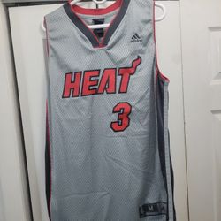 MIAMI HEAT Storm Gray Jersey D. Wade