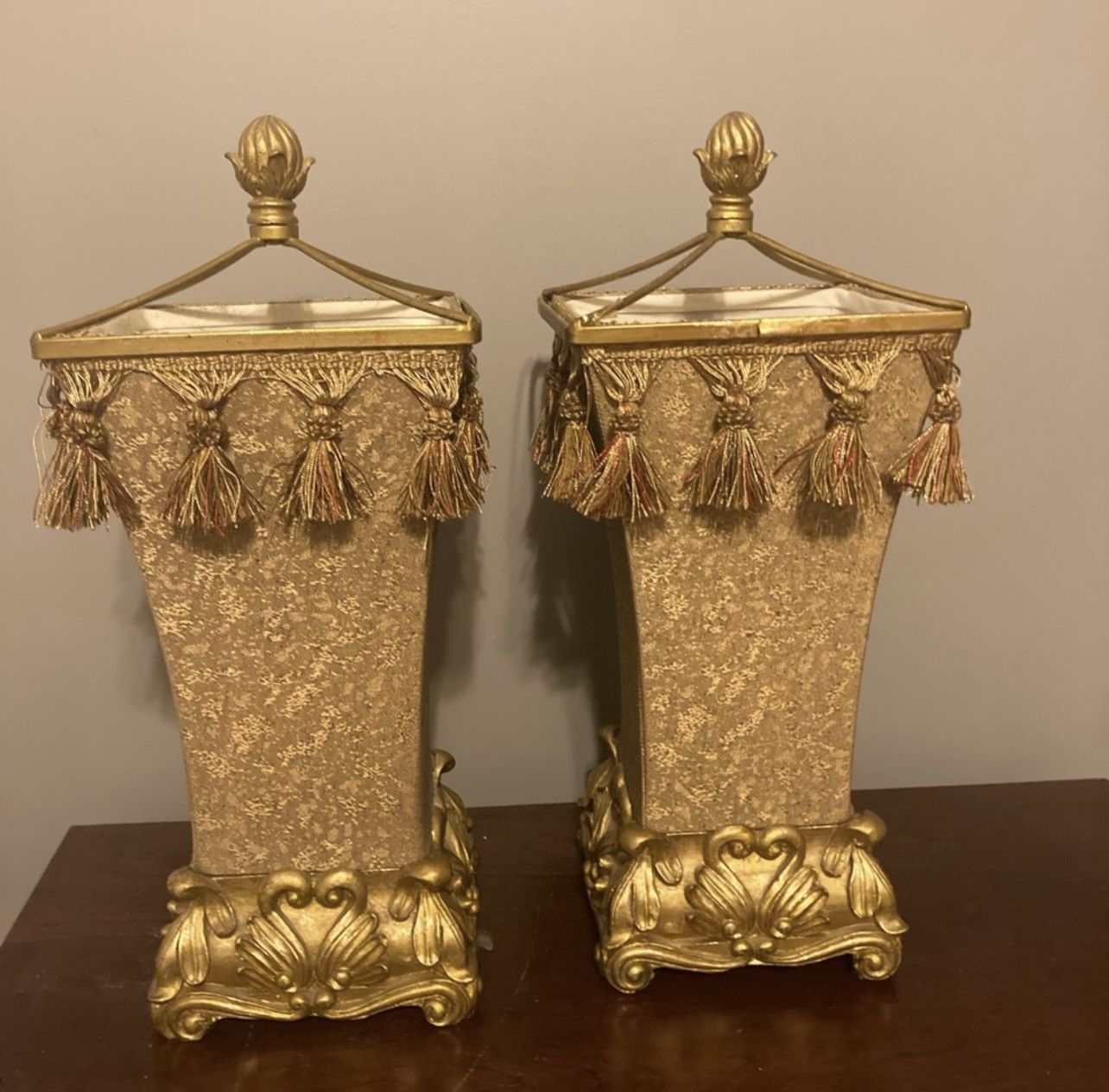 Gold Lamps (set of 2)