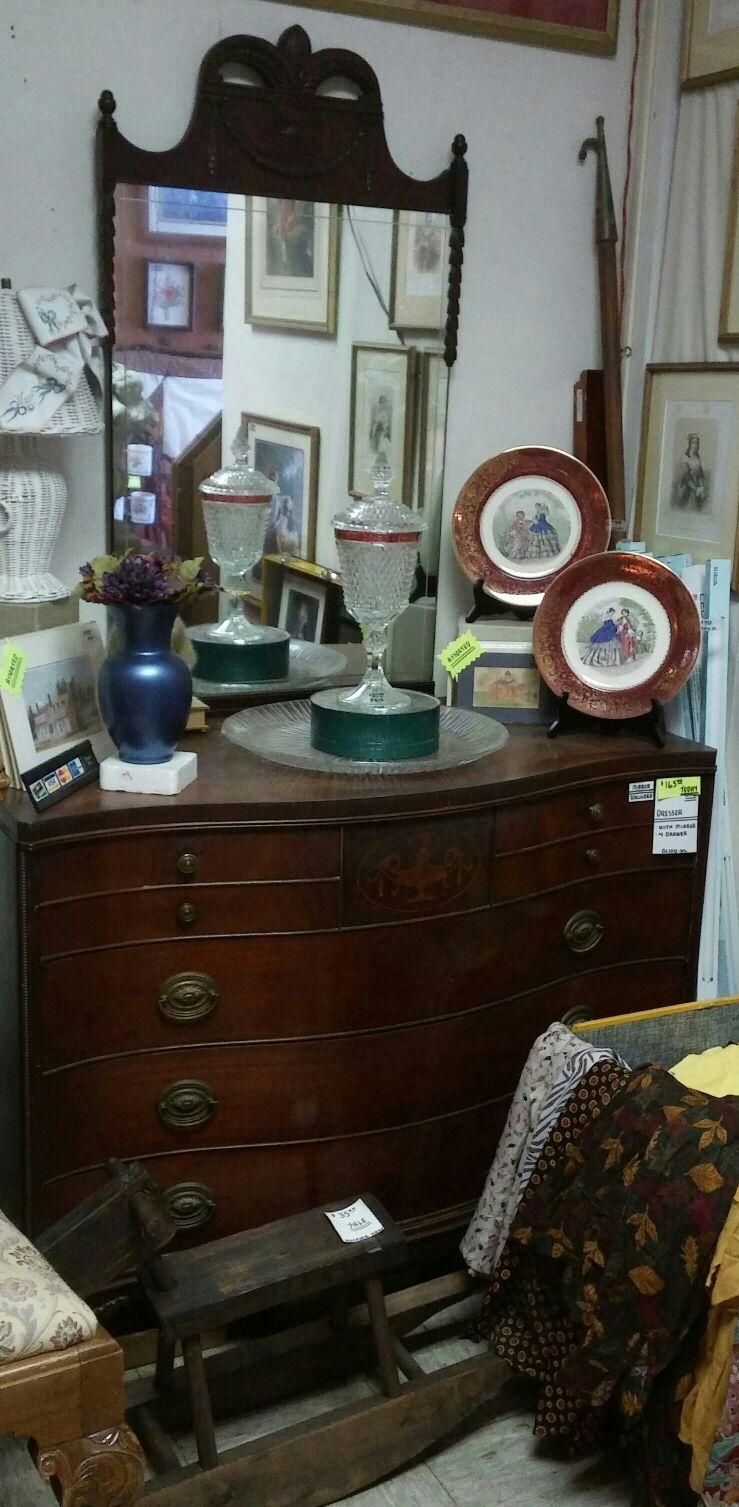 Vintage Dresser with Mirror