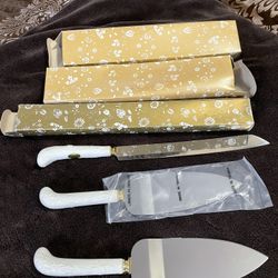 Wedding Knife And Server Set 