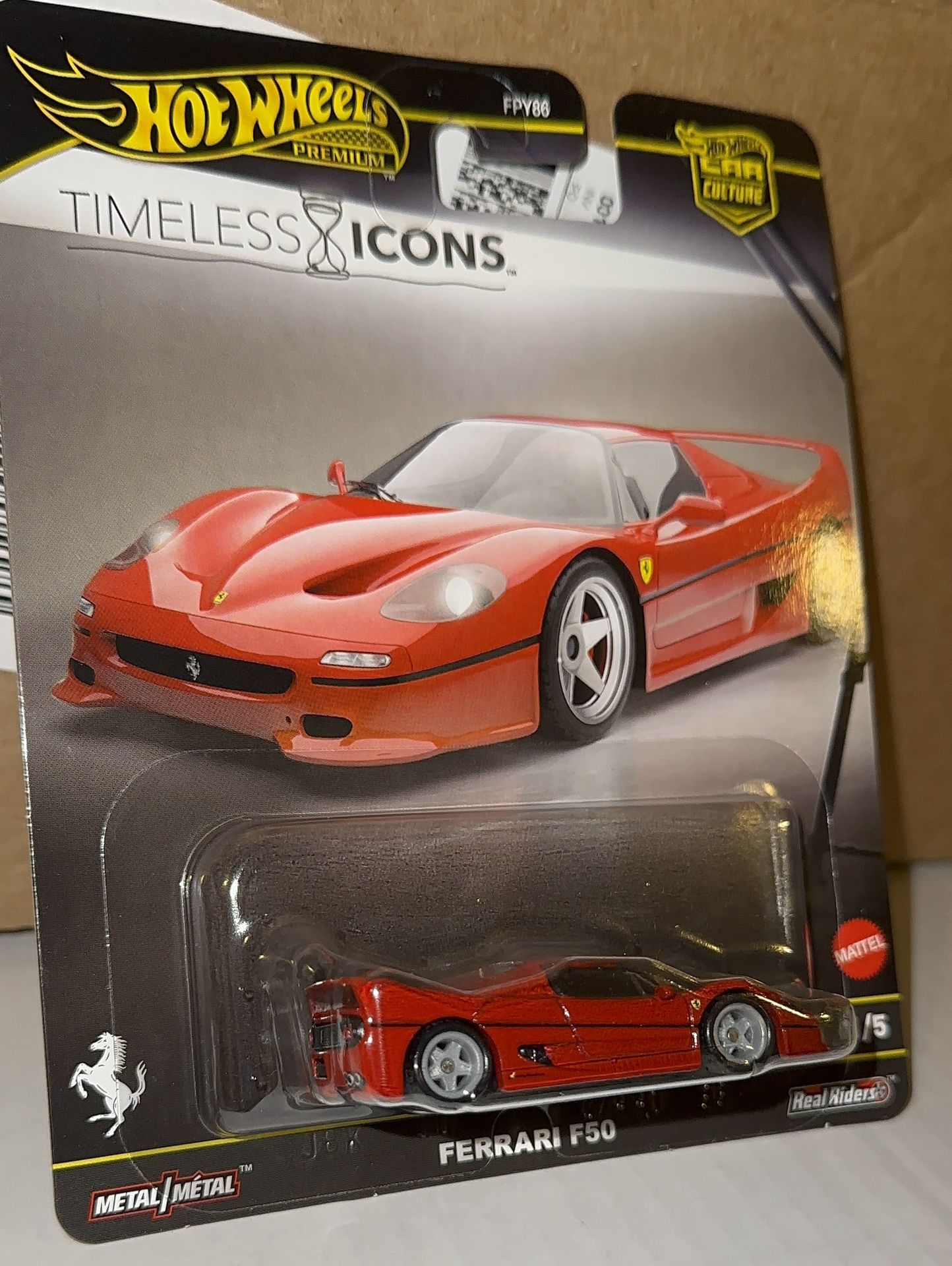 Hot Wheels Red Ferrari F-50 Timeless