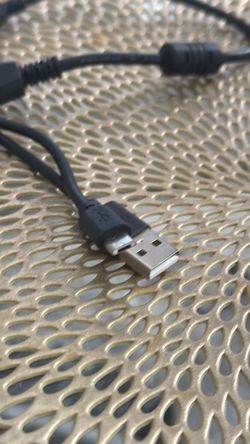 Black USB Charging Cable