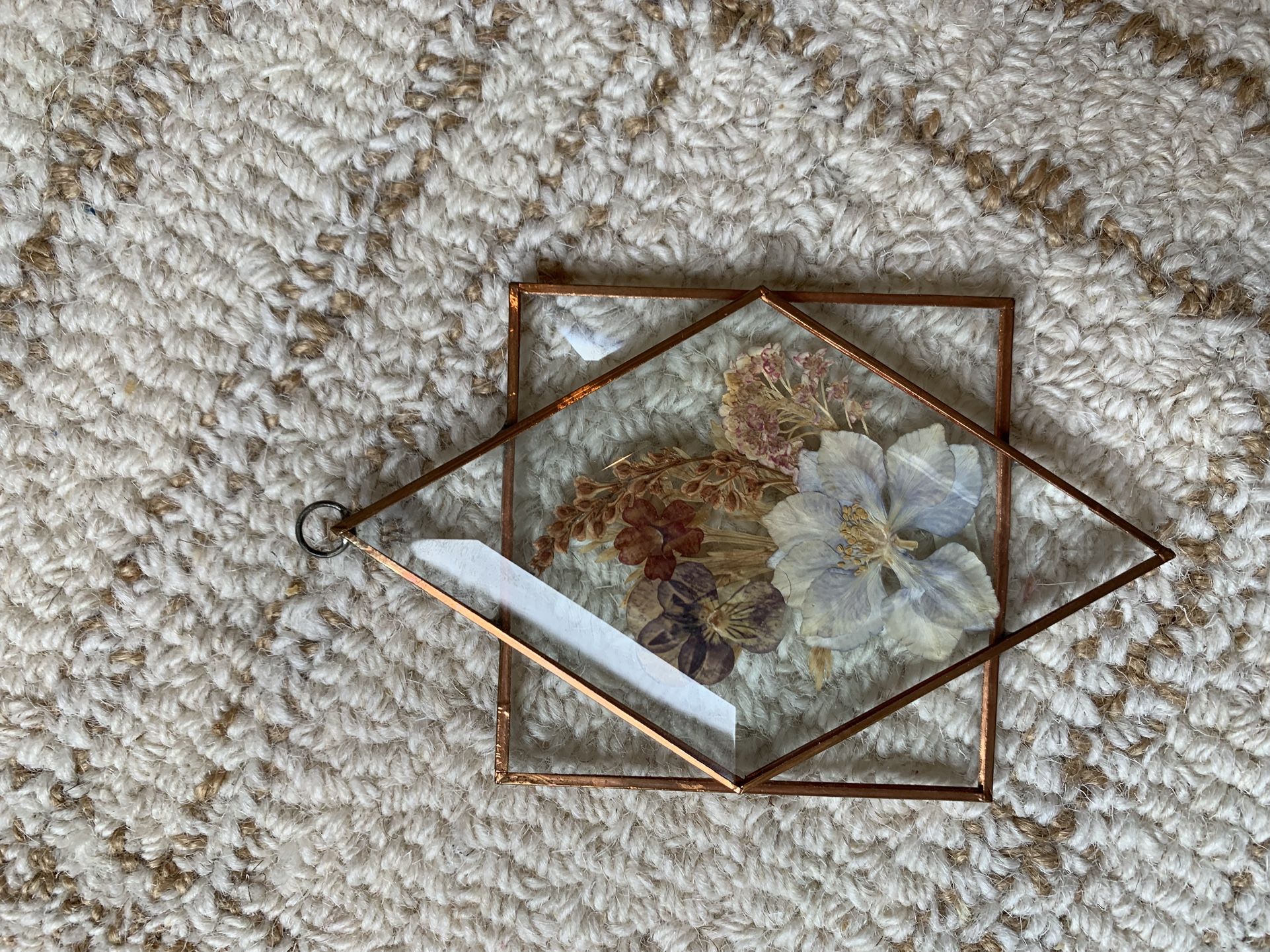 Vintage Pressed Flower Art