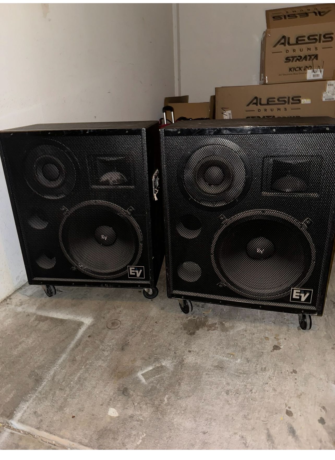 Electro-Voice Model S-1503 TL Series 3-way Stage System Speaker Pair