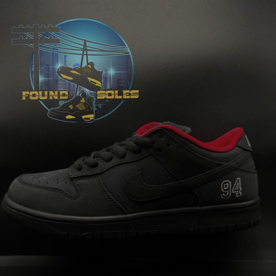 Nike Dunk SB Suprem 94 Black Brand New