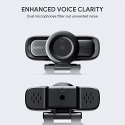 AUKEY Stream Pro Webcam AF 1080P PC-LM3 black, USB 2.0 