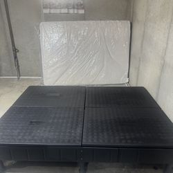 Queen Mattress && Bed Frame