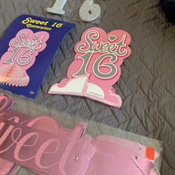Sweet 16 Party Decorations