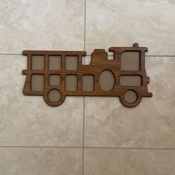 Novelty Photo Collage Fire Engine Wall Hanging