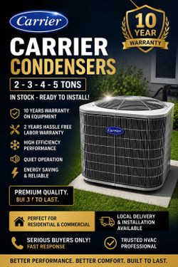 Carrier Ac unit condenser air conditioning sales