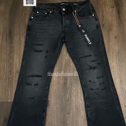Flared Purple Jeans