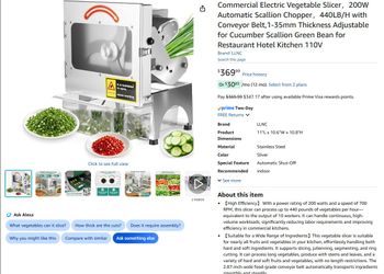 Commercial Electric Vegetable Slicer