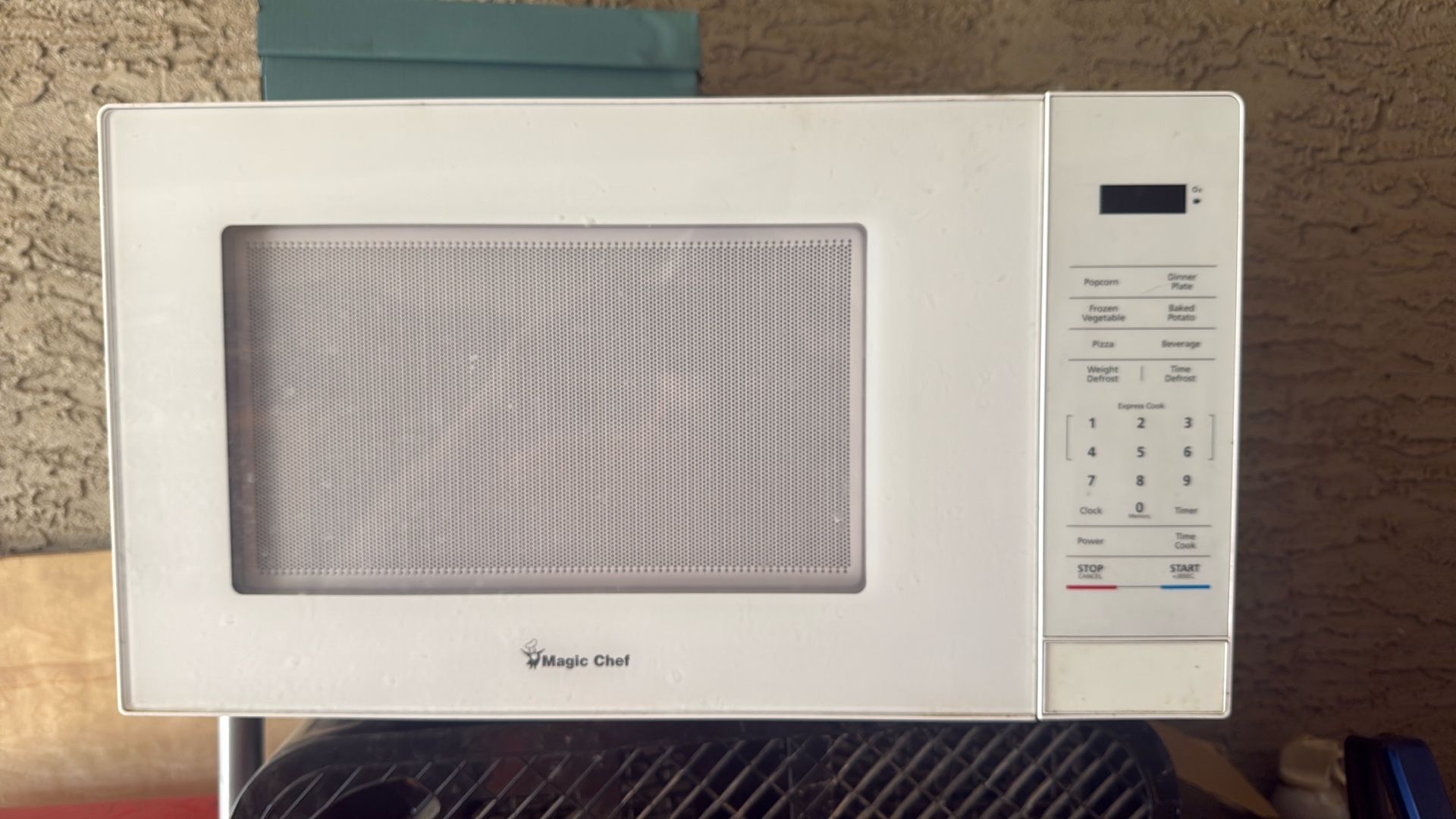 Microwave And A Mini Fridge