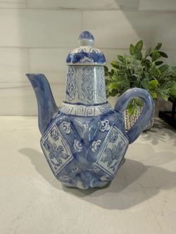 Blue and White Teapot from China