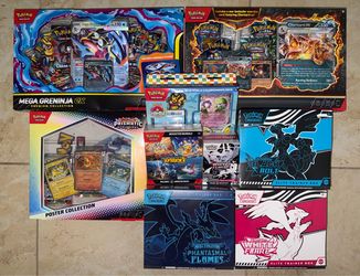 Pokemon Sealed ETBs & Booster Bundles FS/FT - Black Bolt, White Flare, Phantasmal Flames, Surging Sparks