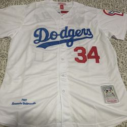 Dodgers Valenzuela Jersey