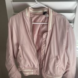 Forever 21 Pink Jersey Jacket