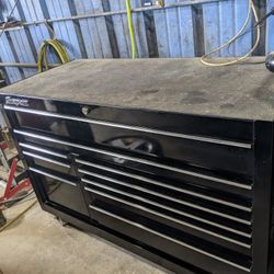 Snap On Toolbox.  Length-55" Width-24" Height-39"