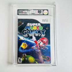 Super Mario Galaxy Nintendo Wii VGA 80 Wata