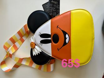Minnie/Mickey candy corn crossbody