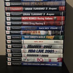 PS2 Games- $5 Each
