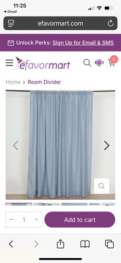 4 Panels X Long Dusty Blue Curtains