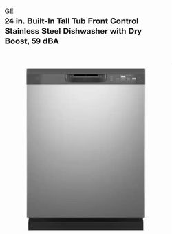 GE 24-Inch Built-In Stainless Steel Dishwasher