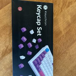 Keychron Keycap Set Purple Pink And Teal 