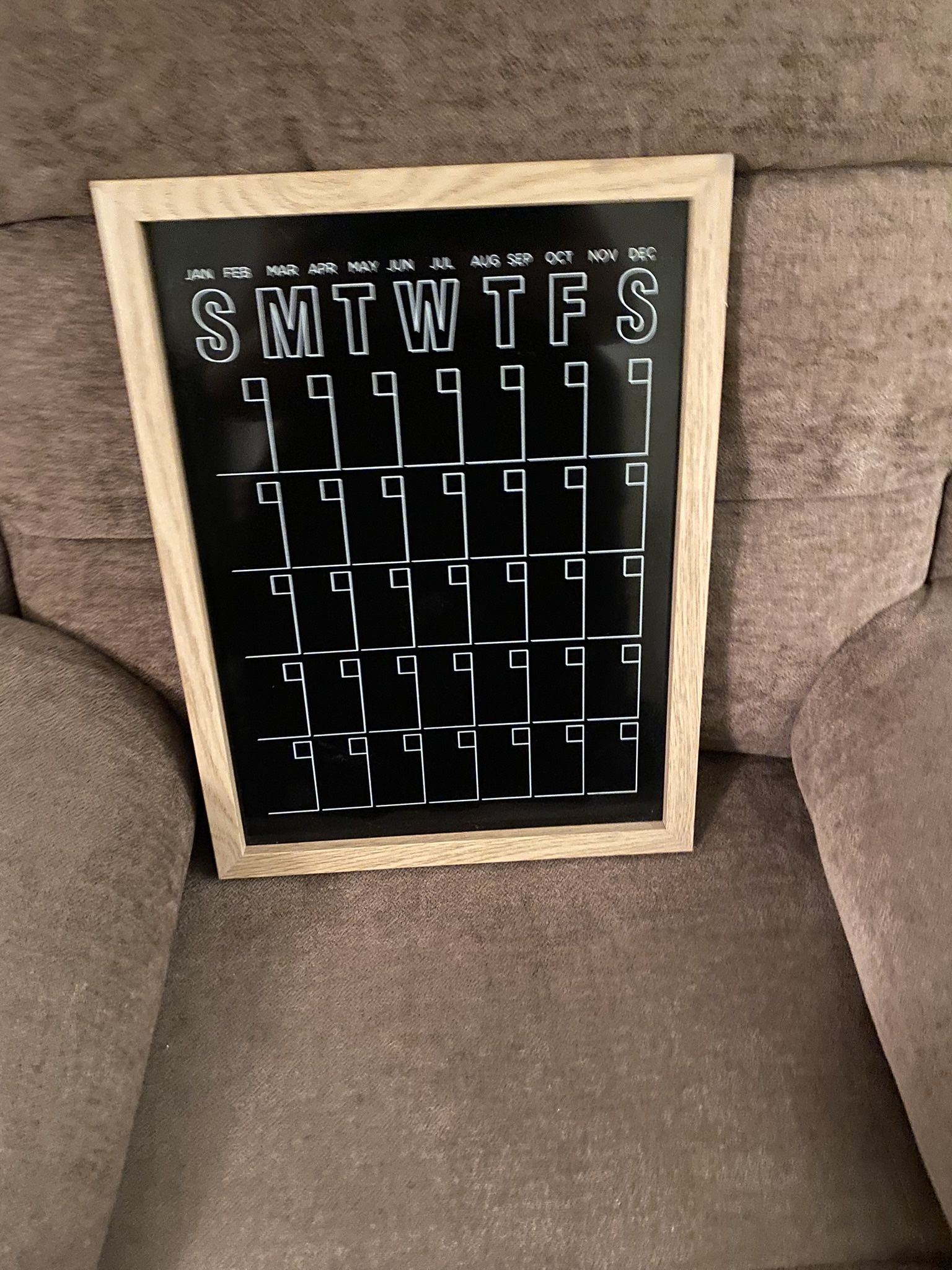 Dry Erase Calendar