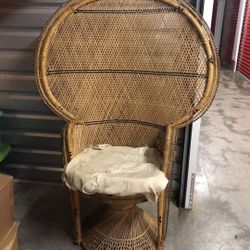 Vintage Peacock Chair
