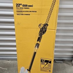 20v Dewalt 22" pole hedge trimmer kit
