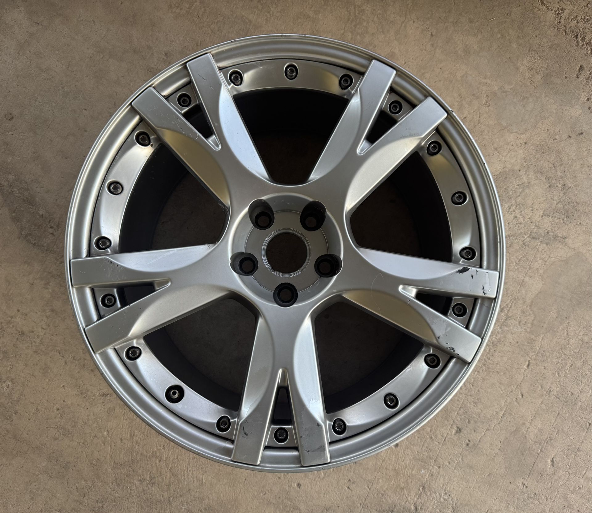 2004-14 GENUINE FACTORY LAMBORGHINI GALLARDO 19" CALLISTO REAR WHEEL RIM OEM