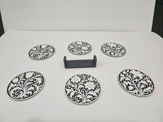 Floral coasters