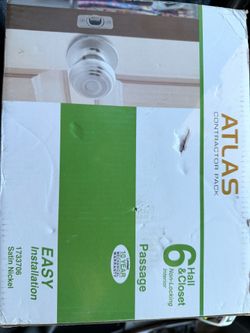 Atlas Satin Nickel Door Knobs