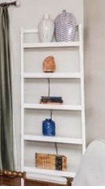 2 White bookcases H76 W23D9.5 Excellent
