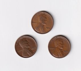 1926 PDS Lincoln Wheat Pennies in Great Condition