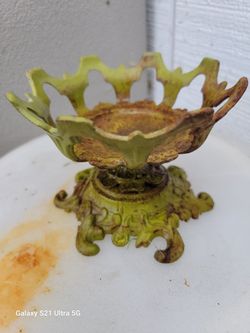 Vintage Robert Emig Cast Iron Pedestal Stand 