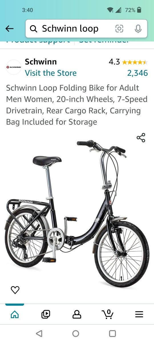 Schwinn Folding Bikes x2