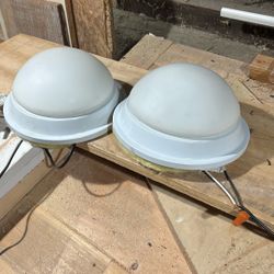 Pair Of White Dome Light FREE