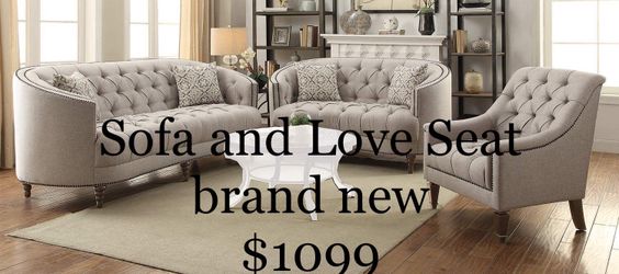 Sofa and loveseat