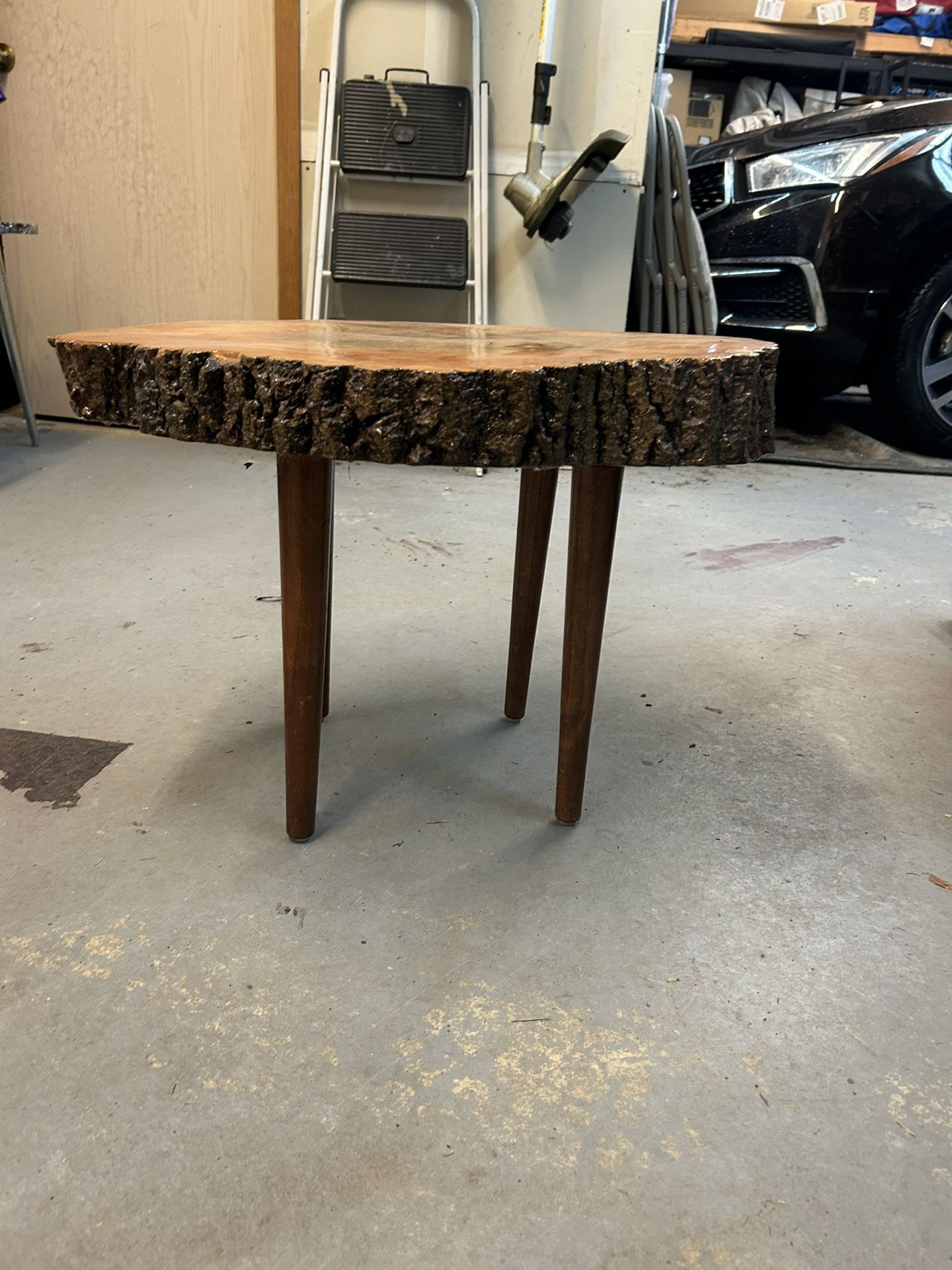 Rustic Wood Slab Table