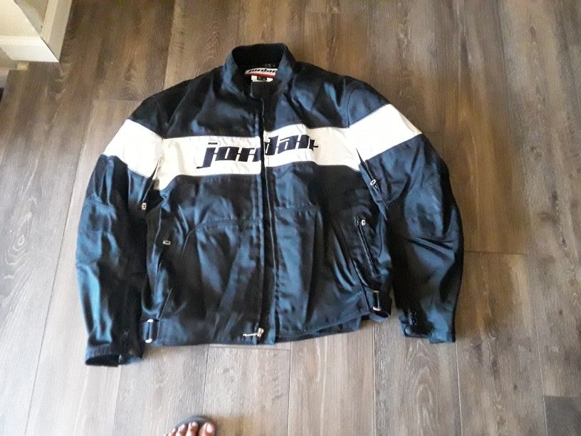 Photo Extra Large Jordan Motorcycle Jacket With Liner Like Brand New 250 Or Best Offer