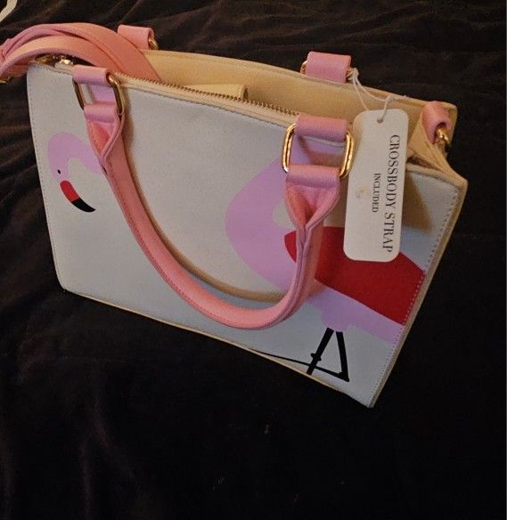 Crossbody Flamingo Purse