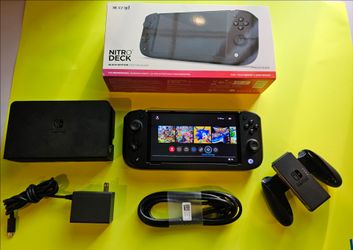 Nintendo Switch Oled  w CRKD Nitro Deck Black Edition