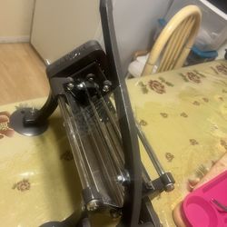 French fries cutter Black French Fry Cutter Commercial Potato Slicer, Potato French Fry Cutter with Suction Feet, Potato Fry Cutter Slicer for Vegetab