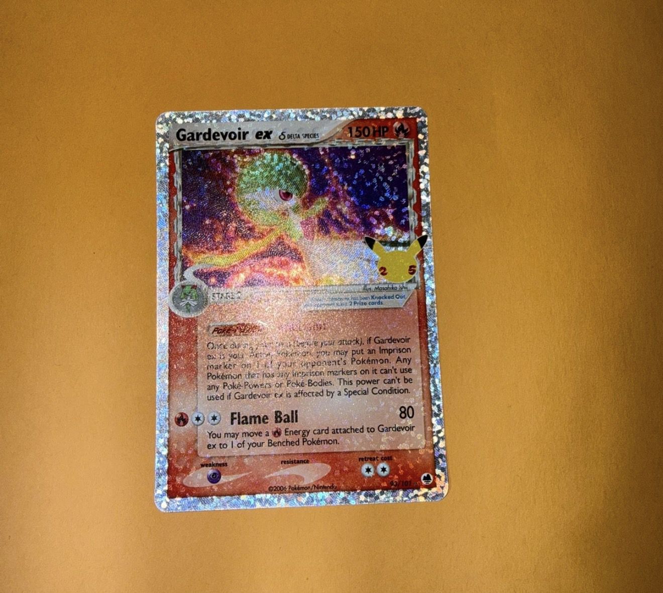 Pokemon Card - Gardevoir ex Celebrations Classic Collection 93/101 Holo