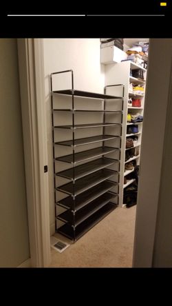 Brand New Shoe Rack 10 Tier Organizer (still in the box sealed) It can fit 50 pair of shoes
